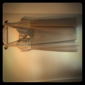 Beaded dress with matching short jacket